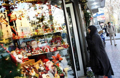 تهران در استقبال ازفرارسیدن كریسمس + عكس