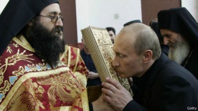 بازدید پوتین، از یکی از مقدس ترین اماکن مسیحیت ارتدکس