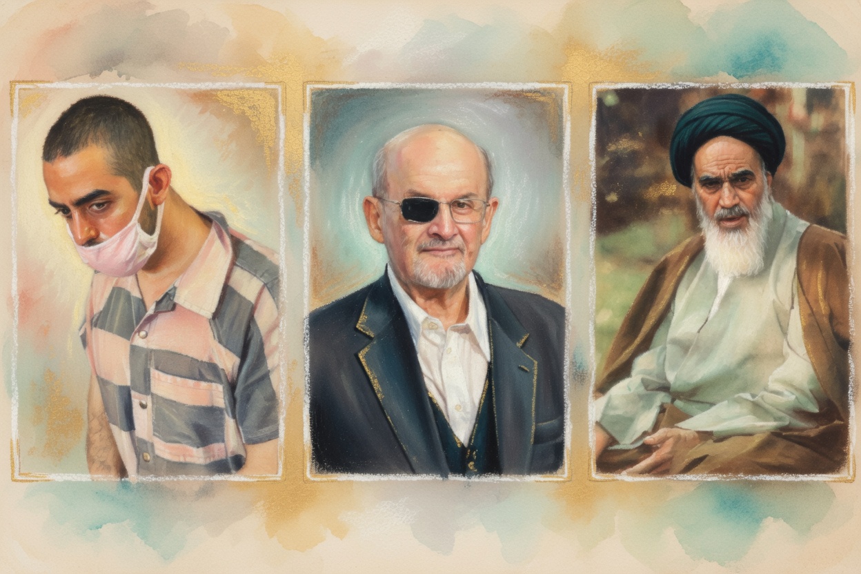 محکومیت هادی مطر به دلیل حمله به سلمان رشدی؛ فتوای خمینی انگیزه اصلی ذکر شد