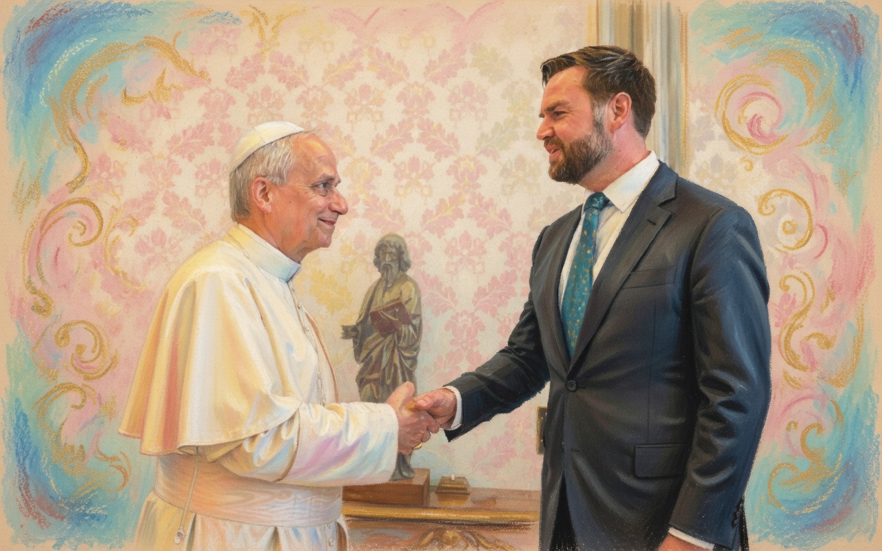 دعوت جی.دی. ونس از واتیکان برای تمرکز بر مسائل اخلاقی کلیسا