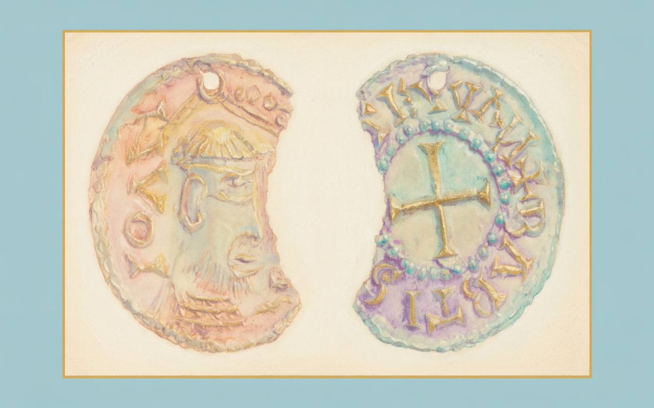 کشف سکۀ طلایی ۱۱۰۰ ساله با تصویر یحیی تعمیددهنده در انگلستان